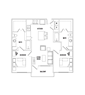 2 Bed - 2 Bath A