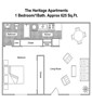 1 Bedroom 