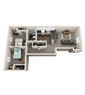 2 BEDROOM 2 BATH SMALL