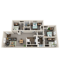 4 BEDROOM 2 BATH