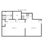 1 Bedroom - 1 Bath Small