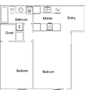 Large 1 Bedroom 