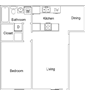 Small 1 Bedroom 