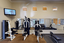 Well-Equipped Fitness Center