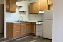 Small 1 Bedroom: Open Kitchen