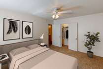 Bedroom with Attached Bathroom