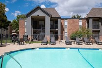 Enjoy the community pool and take some rays in the lounge chairs