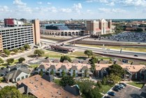 Enjoy a Stunning City Skyline View on a Sunny Day at Raiders Walk