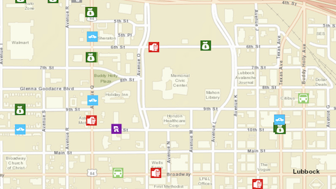 Lubbock crime map 