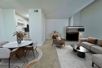 "A" Townhome Living Room