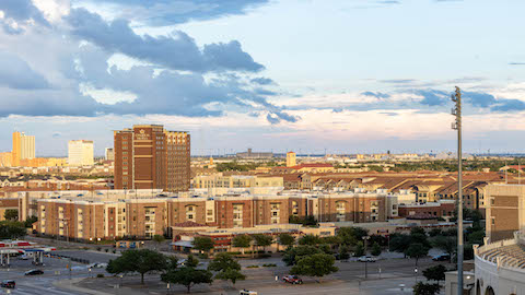 ttu aerial view